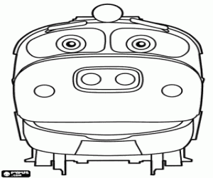Coloriage Locomotive Bruno, Chuggington