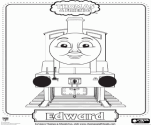 Coloriage La locomotive Edward