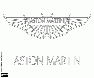 Coloriage Logo Aston Martin