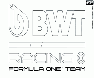 Coloriage Logo BWT Racing Point F1 Team