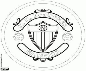Coloriage Logo du CD Nacional