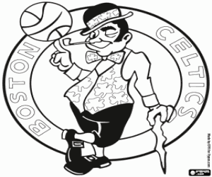 Coloriage Logo des Celtics de Boston