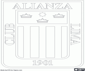 Coloriage Logo du Club Alianza Lima