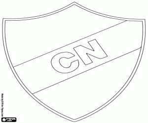 Coloriage Logo du Club Nacional