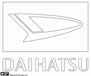 Coloriage Logo Daihatsu