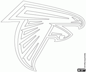 Coloriage Logo de Atlanta Falcons