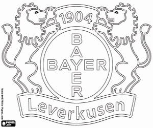 Coloriage Logo de Bayer Leverkusen