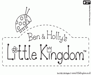 Coloriage Logo de Ben and Holly’s Little Kingdom