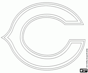 Coloriage Logo de Chicago Bears