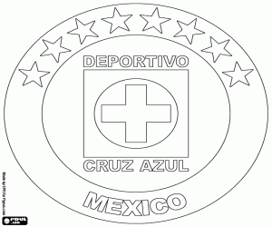 Coloriage Logo de Cruz Azul FC
