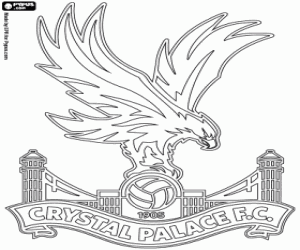 Coloriage Logo de Crystal Palace F.C.