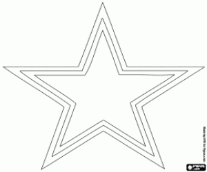 Coloriage Logo de Dallas Cowboys