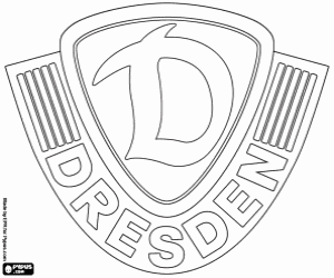 Coloriage Logo de Dynamo Dresde