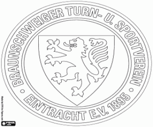 Coloriage Logo de Eintracht Braunschweig