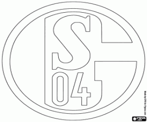 Coloriage Logo de FC Shalke 04