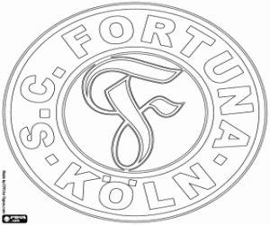 Coloriage Logo de Fortuna Cologne