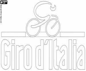 Coloriage Logo de Giro d'Italia