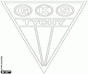 Coloriage Logo de GKS Tychy