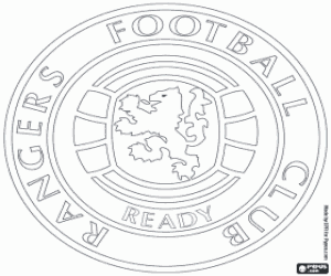 Coloriage Logo de Glasgow Rangers