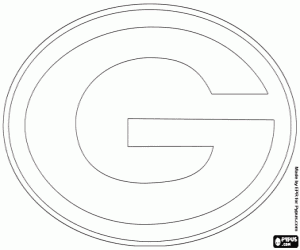 Coloriage Logo de Green Bay Packers