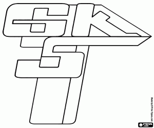 Coloriage Logo de la Górnik Łęczna