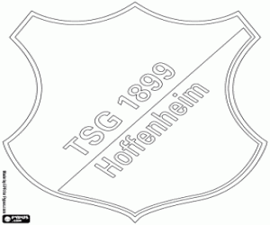 Coloriage Logo de Hoffenheim