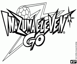Coloriage Logo de Inazuma Eleven Go