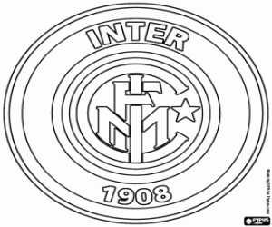 Coloriage Logo de Inter de Milan