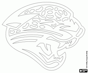 Coloriage Logo de Jacksonville Jaguars