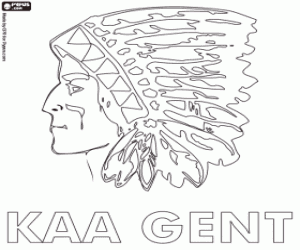 Coloriage Logo de KAA Gent