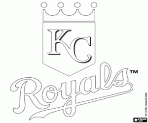 Coloriage Logo de Kansas City Royals