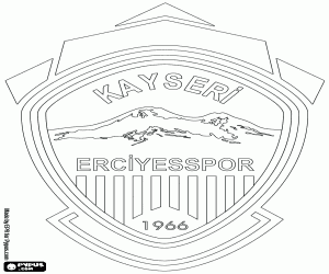 Coloriage Logo de Kayseri Erciyesspor