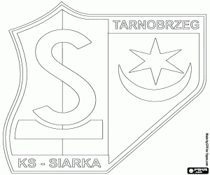 Coloriage Logo de KS Siarka Tarnobrzeg