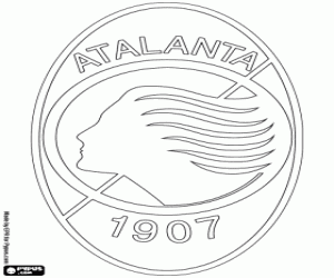 Coloriage Logo de l'Atalanta