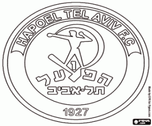 Coloriage Logo de l'Hapoel Tel Aviv FC