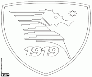 Coloriage Logo de l'Unione Sportiva Salernitana
