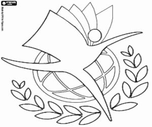 Coloriage Logo de l'UNITAR