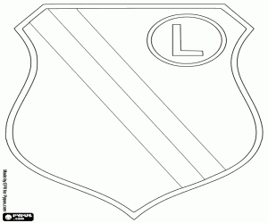 Coloriage Logo de Legia Varsovie