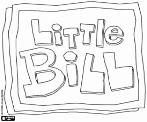 Coloriage Logo de Little Bill