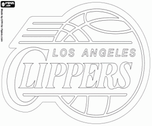 Coloriage Logo de Los Angeles Clippers