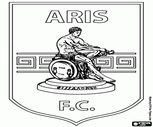 Coloriage Logo de l’Aris Salonique FC