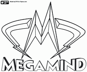 Coloriage Le logo de Megamid