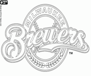 Coloriage Logo de Milwaukee Brewers