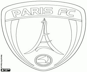 Coloriage Logo de Paris FC
