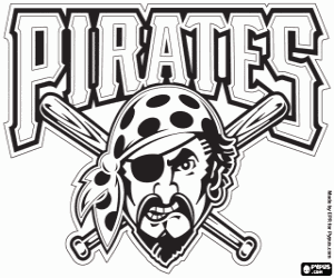 Coloriage Logo de Pittsburgh Pirates