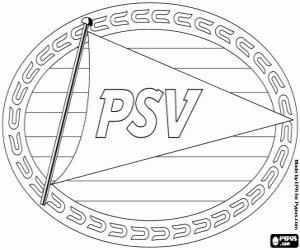 Coloriage Logo de PSV Eindhoven