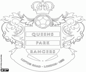 Coloriage Logo de Queens Park Rangers