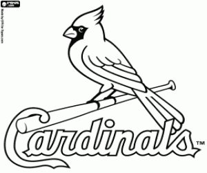 Coloriage Logo de Saint Louis Cardinals