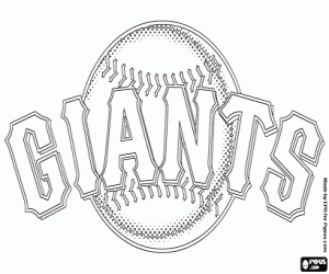 Coloriage Logo de San Francisco Giants