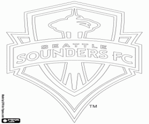 Coloriage Logo de Seattle Sounders